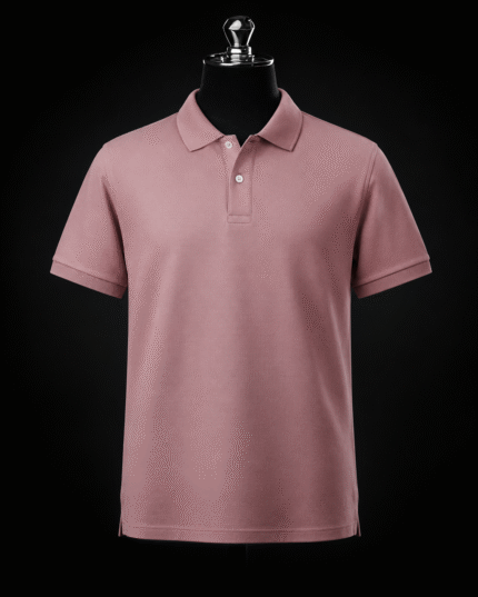 Premium Polo T-Shirt (Millennial Pink, 180 GSM)