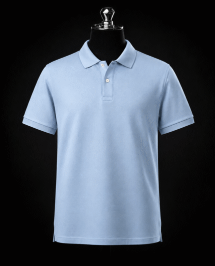 Premium Polo T-Shirt (Blue, 180 GSM)